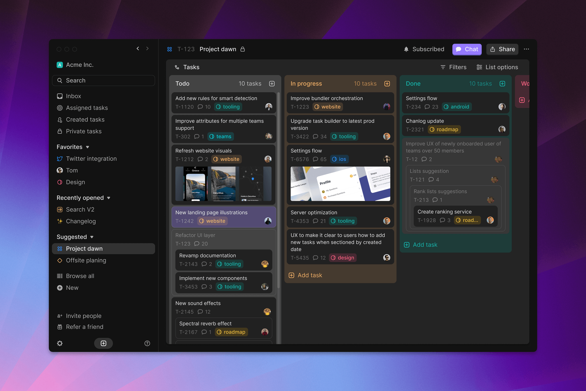 Height Kanban View